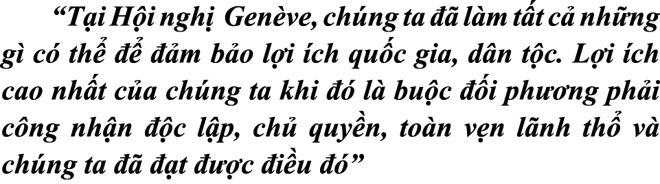  “T i H i ngh Gen ve, ch ng ta    l m t t c  nh ng g  c  th       m b o l i  ch qu c gia, d n t c. L i  ch cao nh t ...