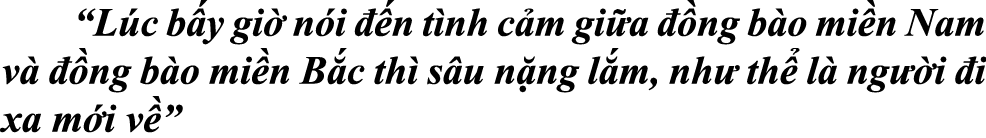  “L c b y gi n i   n t nh c m gi a   ng b o mi n Nam v    ng b o mi n B c th  s u n ng l m, nh  th  l  ng  i  i xa m...