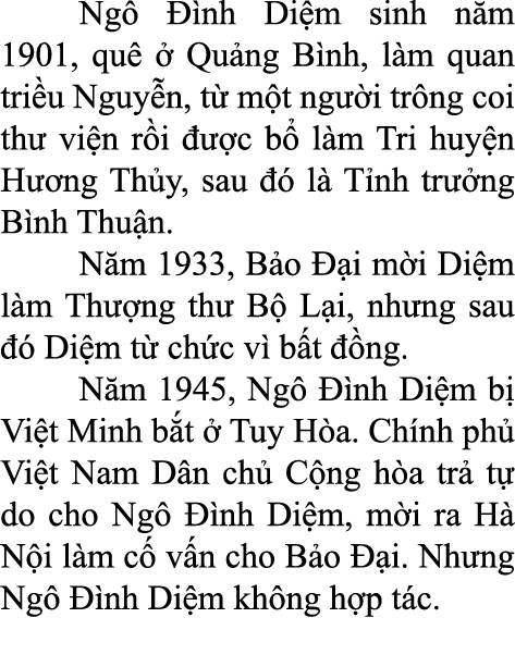  Ng   nh Di m sinh n m 1901, qu    Qu ng B nh, l m quan tri u Nguy n, t  m t ng  i tr ng coi th  vi n r i    c b  l ...